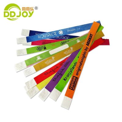 250*19mm Tyvek Papier Armbänder Klassischer Stil für Veranstaltungen/Spielplatz/Festival Einmalig