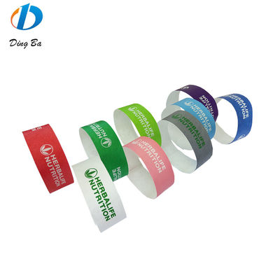 DDJOY Wasserdicht Einweg Tyvek Papier Veranstaltung Armbänder 15 Farben zu Ihrem Thema passen