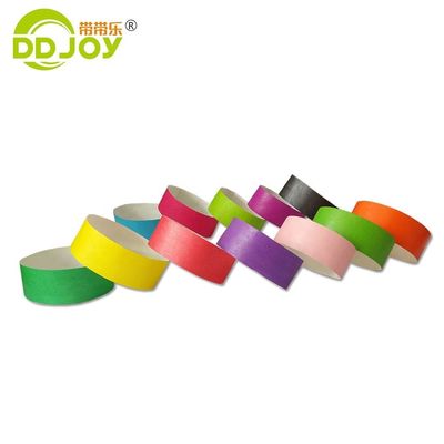 Wasserdichte Tyvek Event Papier Armbänder mit reißfestem und langlebigen Material