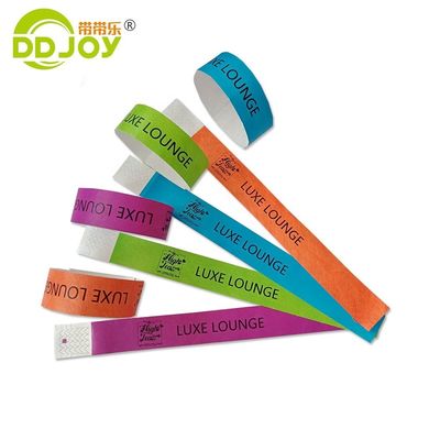 Wasserdichte Tyvek Event Papier Armbänder mit reißfestem und langlebigen Material