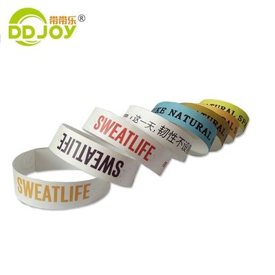 Veranstaltungen und Feste Nutzungsszenarien Personalisiertes Tyvek-Armband mit QR-Code