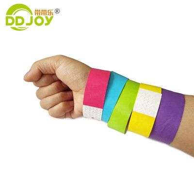 Custom Logo Wasserdichtes Tyvek Papier Armband für Weihnachtsdekoration und Innenraum