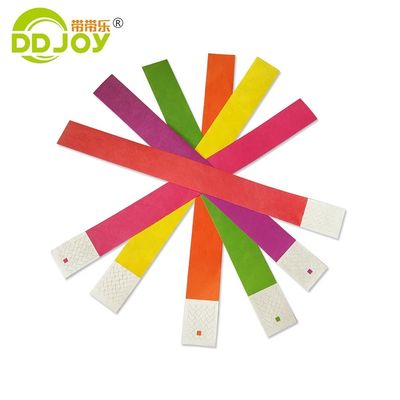Custom Logo Wasserdichtes Tyvek Papier Armband für Weihnachtsdekoration und Innenraum