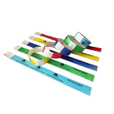 Langlebige lila Tyvek Armbänder für einmalige Veranstaltungen 250*25mm/250*19mm