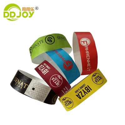 Langlebige lila Tyvek Armbänder für einmalige Veranstaltungen 250*25mm/250*19mm
