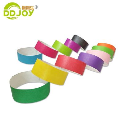 Langlebige lila Tyvek Armbänder für einmalige Veranstaltungen 250*25mm/250*19mm