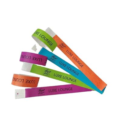 Populärer Tyvek Armband Custom Logo Einweg-Papier-Armband Party