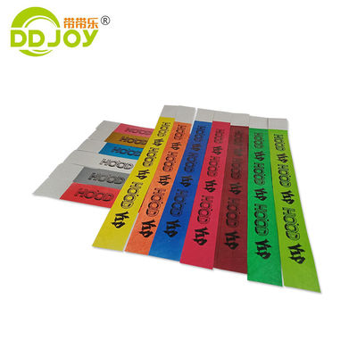 Populärer Tyvek Armband Custom Logo Einweg-Papier-Armband Party