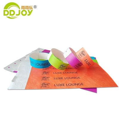 Populärer Tyvek Armband Custom Logo Einweg-Papier-Armband Party