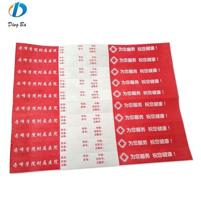 Custom Tyvek Wasserdichtes Armband für Veranstaltung Party Festival und Hochzeit OEM Customized